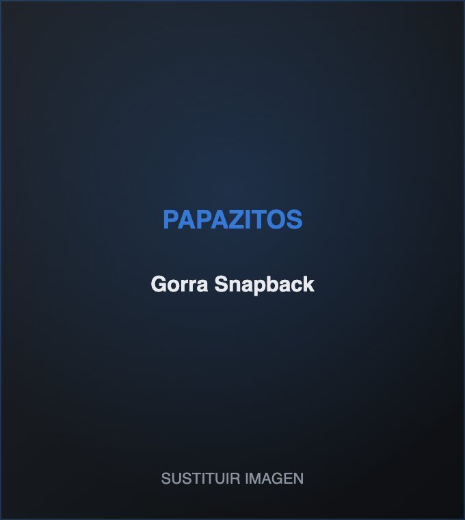 Gorra Snapback