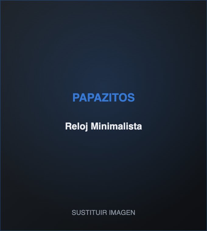 Reloj Minimalista